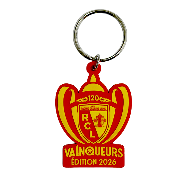Porte Clé Rc Lens Vainqueurs Coupe De France 2026