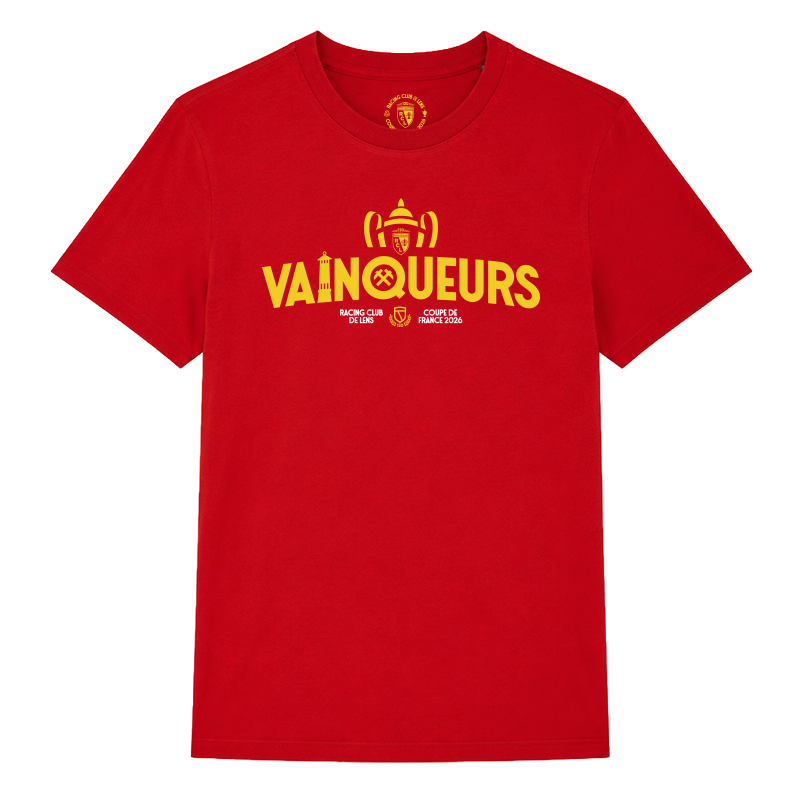 Tee Shirt Rc Lens Vainqueurs 22.05.2026 De Face