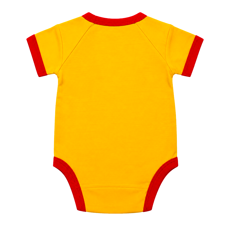 Body Mc Bébé P'tit Lensois Jaune De Dos