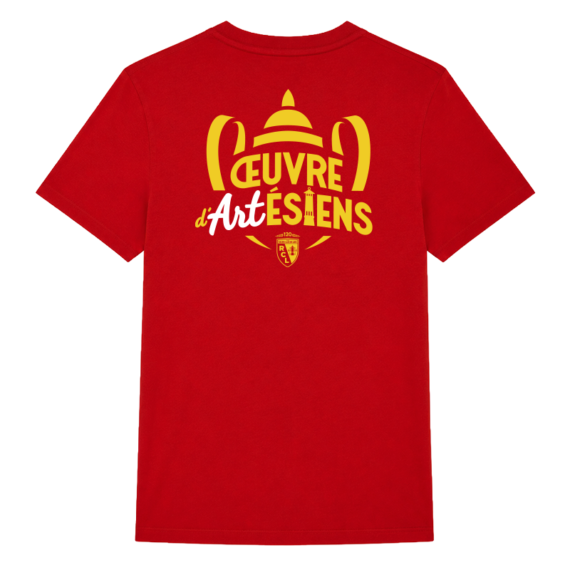 Tee Shirt Rc Lens Vainqueurs 22.05.2026 De Dos