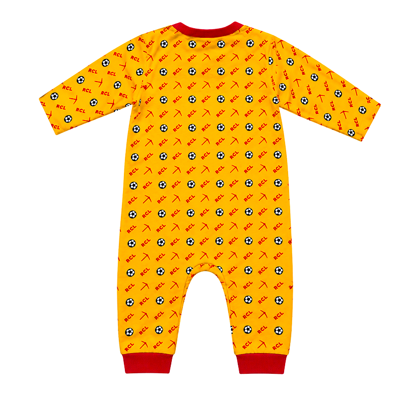 Pyjama ML Bébé Rc Lens Jaune De Dos