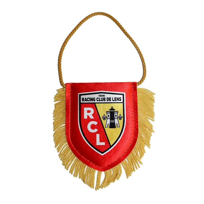 Mini Fanion Rc Lens Rouge Verso